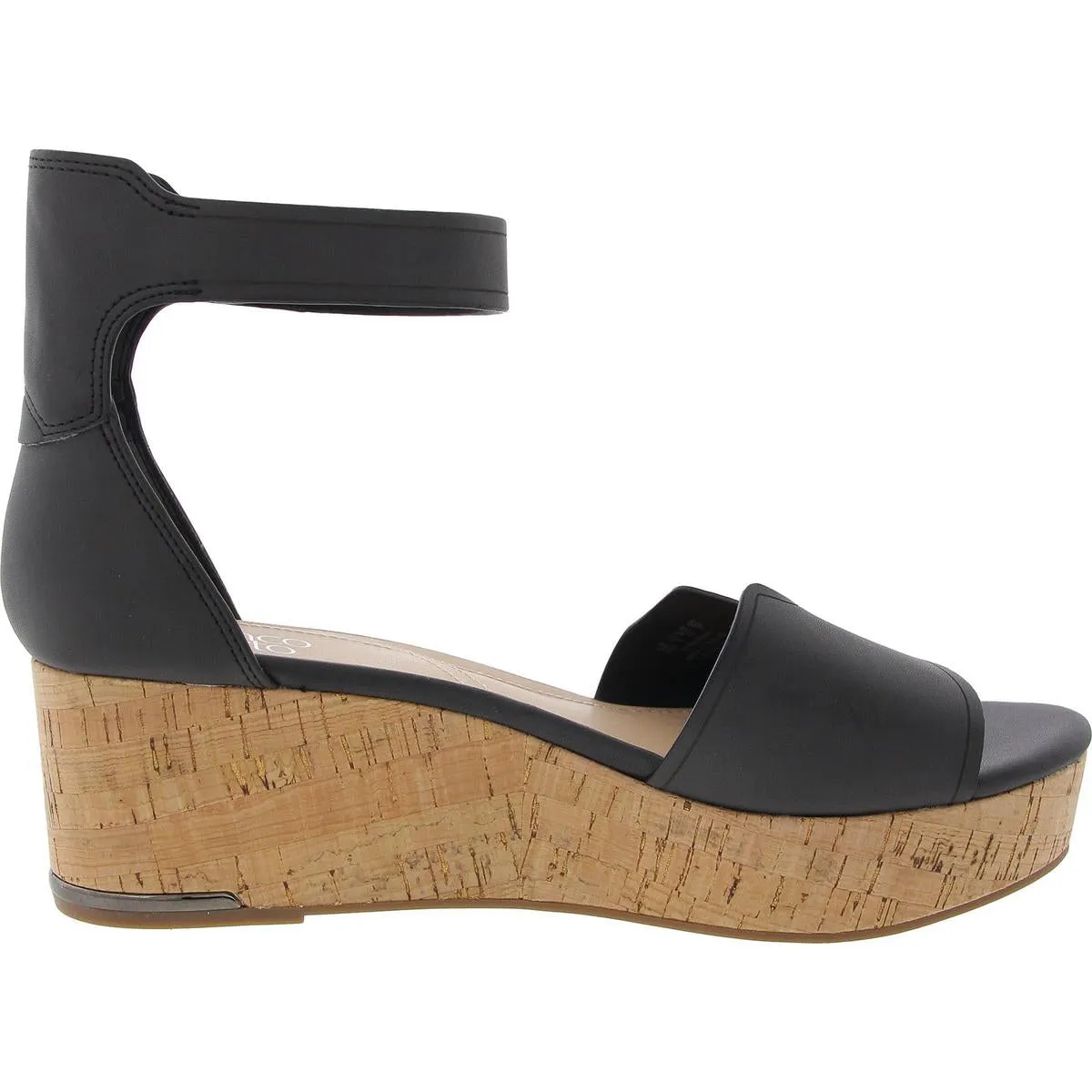 Womens Strappy Manmade Wedge Heels