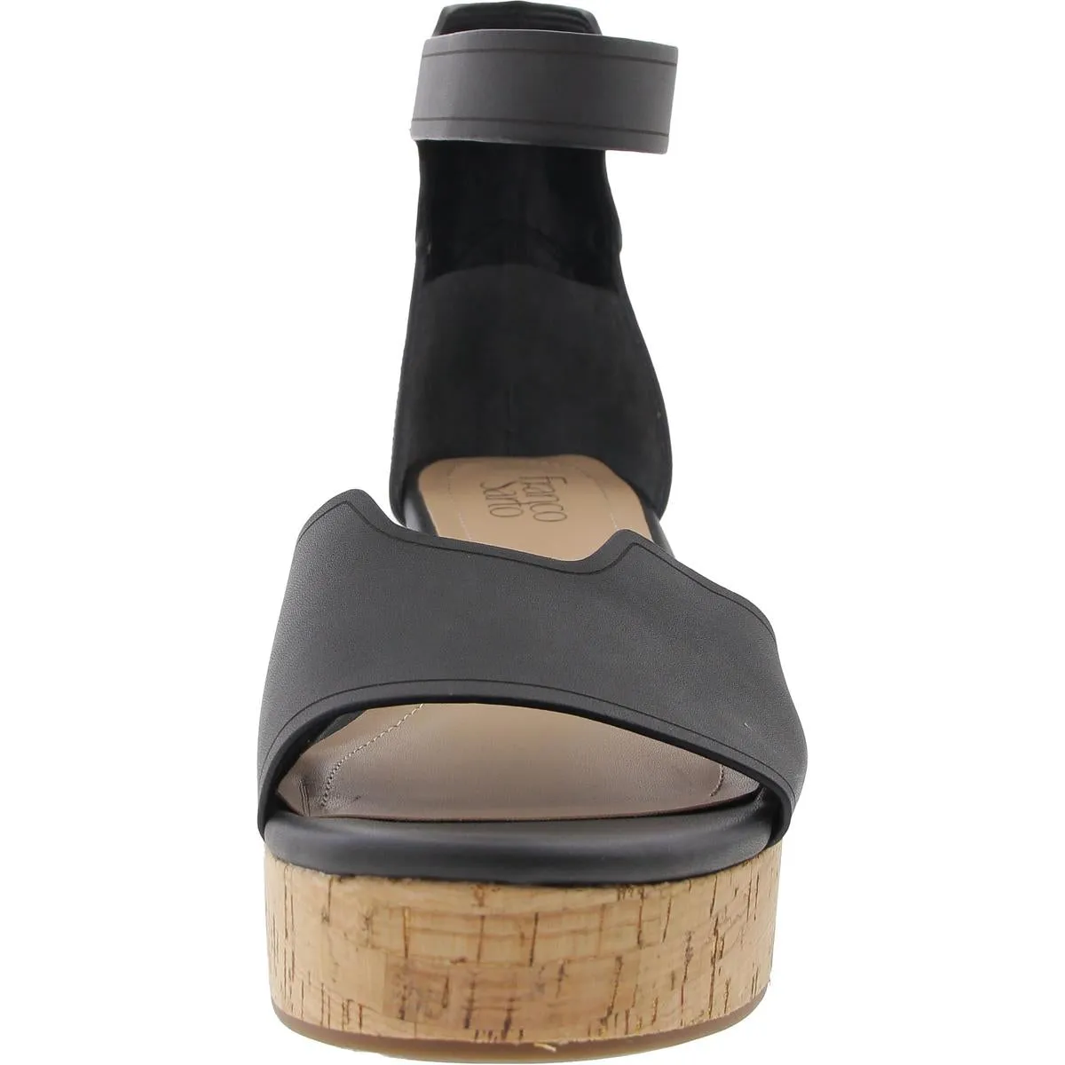 Womens Strappy Manmade Wedge Heels