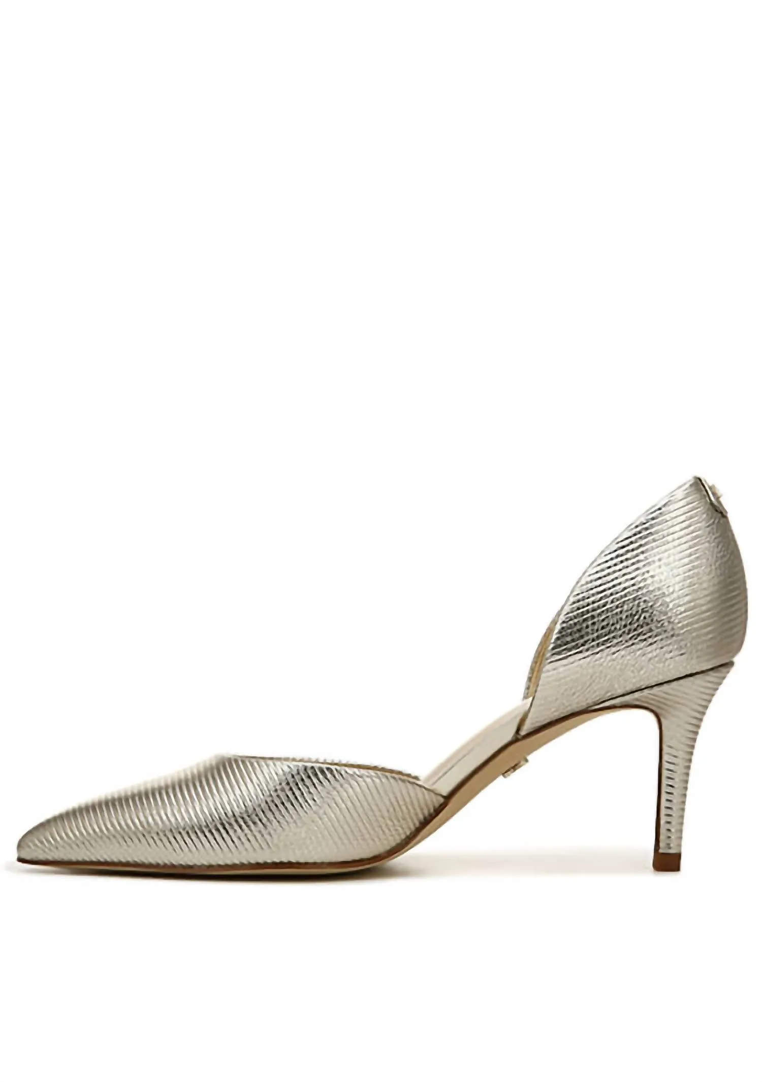 Women's Viv Pointed Toe Pump In Platinum