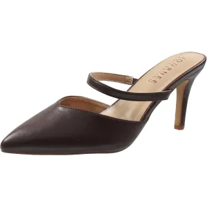 YVON Womens Strappy Faux Leather Slide