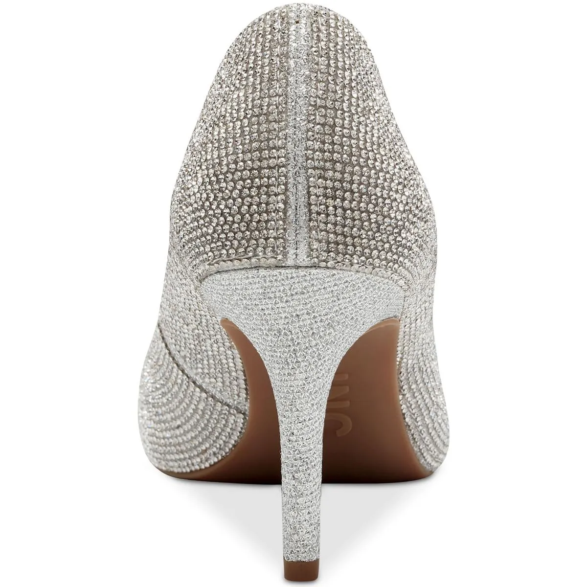 Zitah Womens Rhinestone Slip On Pumps