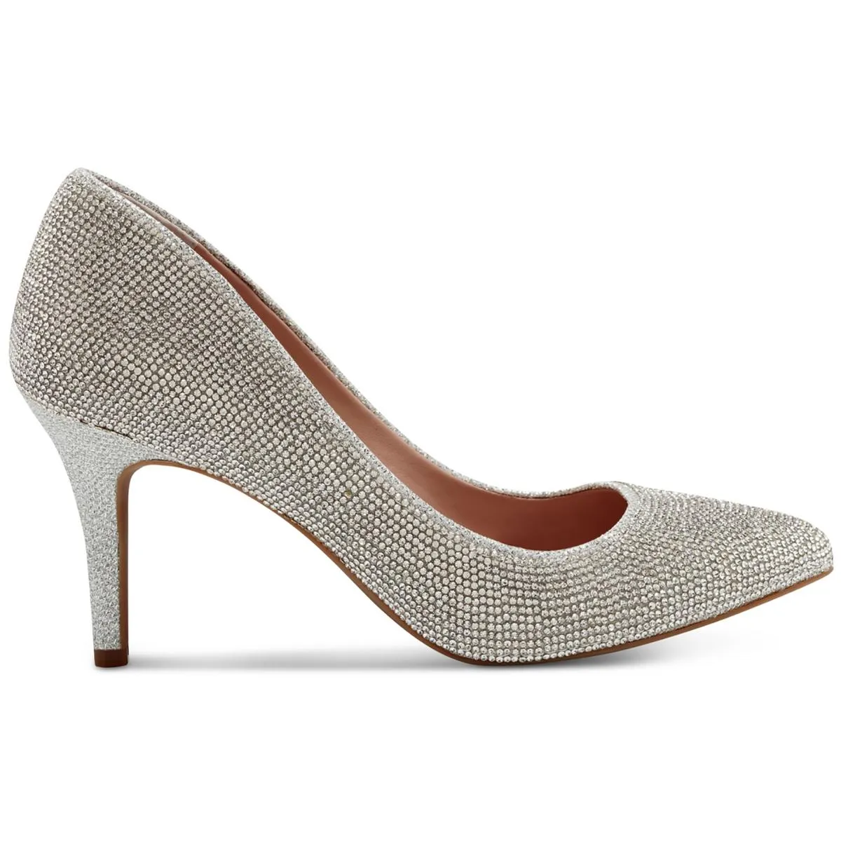 Zitah Womens Rhinestone Slip On Pumps